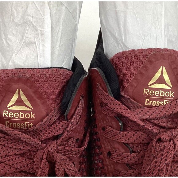 Reebok Crossfit Nano 8.0-Women's 6.5-Flexweave Burgundy/Gold-Gym/Workout- DV5750 - Picture 5 of 12